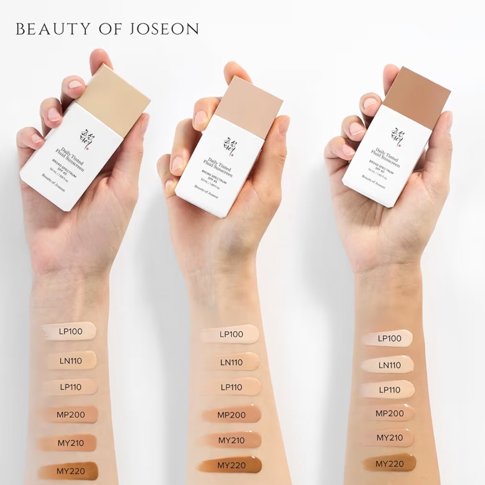 Beauty of Joseon Daily Tinted Fluid Sunscreen SPF 40 - Tan - Picture 3 of 4